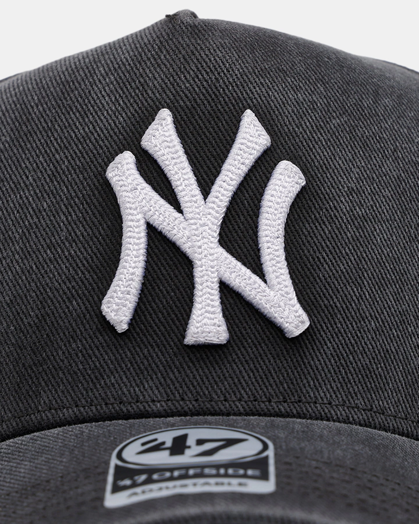 47 Brand New York Yankees 'Washed Black' Offside DT Snapback Washed Black