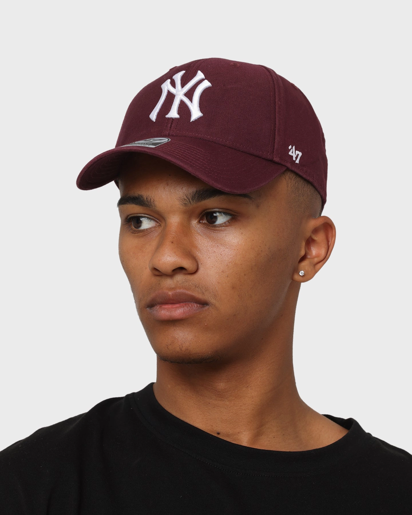 47 Brand New York Yankees Legend Strapback Dark Maroon