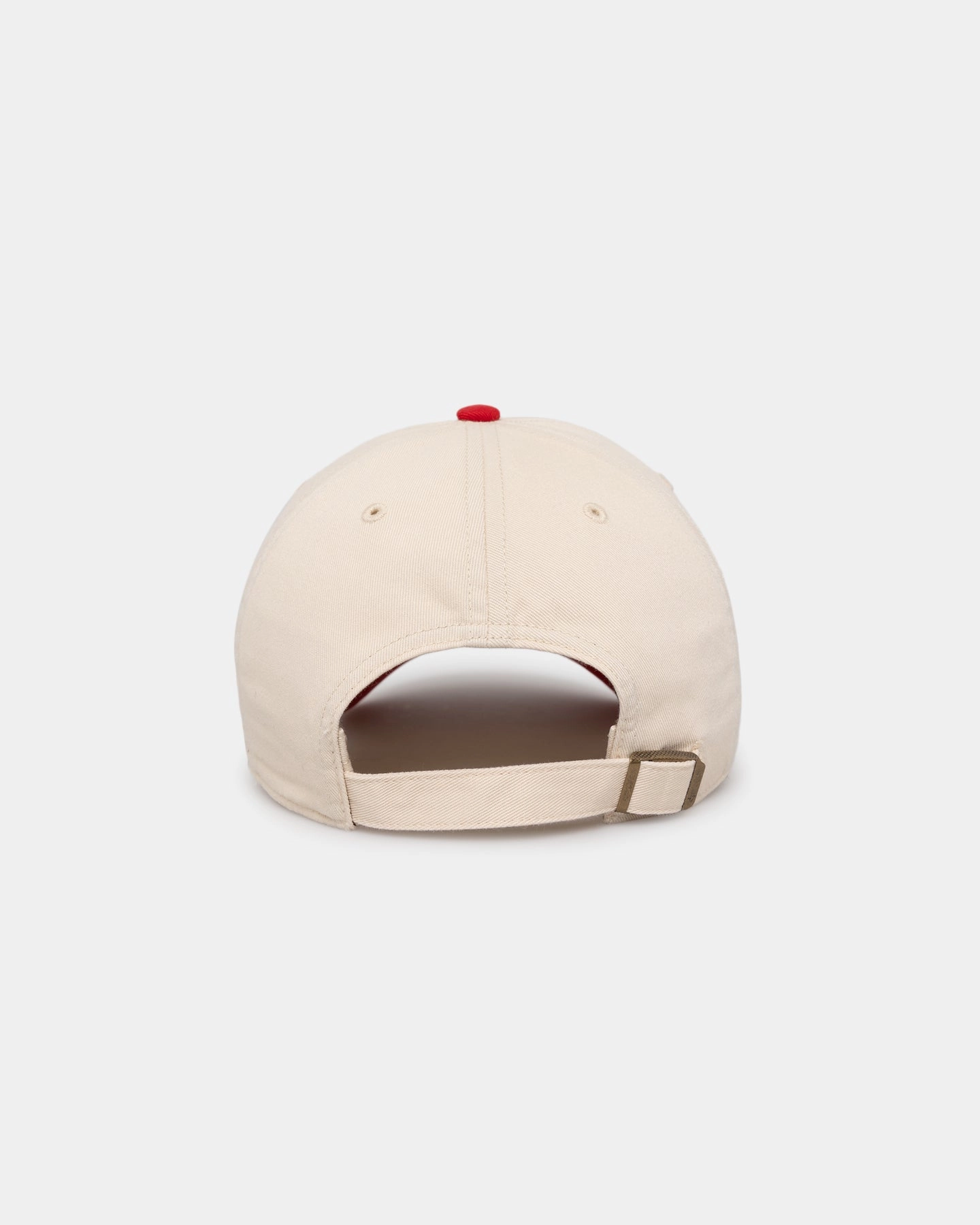 47 Brand New York Yankees Two-Tone Clean Up Strapback Natural/Red