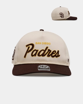 47 Brand San Diego Padres 'MLB Opening Day' Script Hitch Snapback Natural
