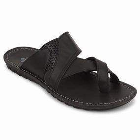 A-HA Black Casual Slipper For Men 2137-50 By Liberty