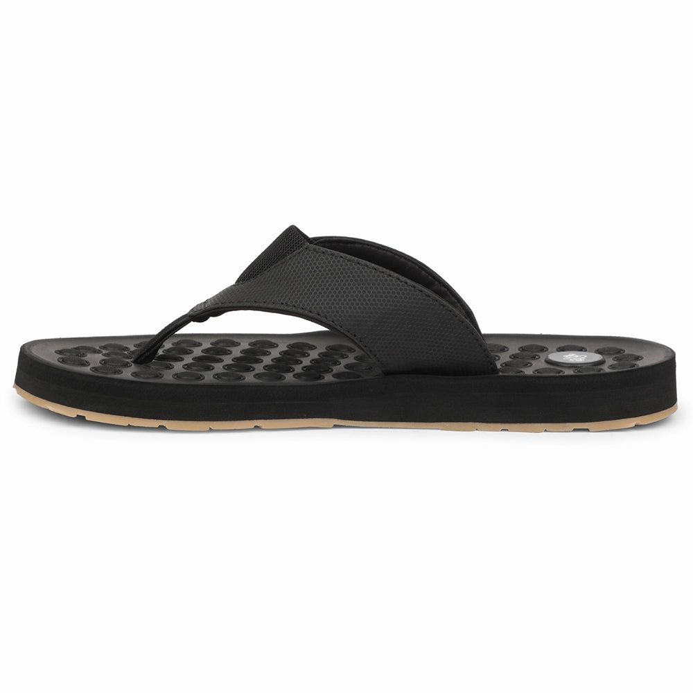 A-HA Black Casual Slipper For Men ANCO-11 By Liberty