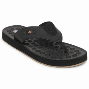 A-HA Black Casual Slipper For Men ANCO-11 By Liberty