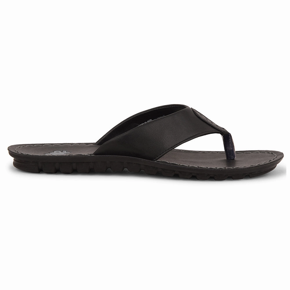 A-HA Black Casual Slipper For Men MPU-57 By Liberty
