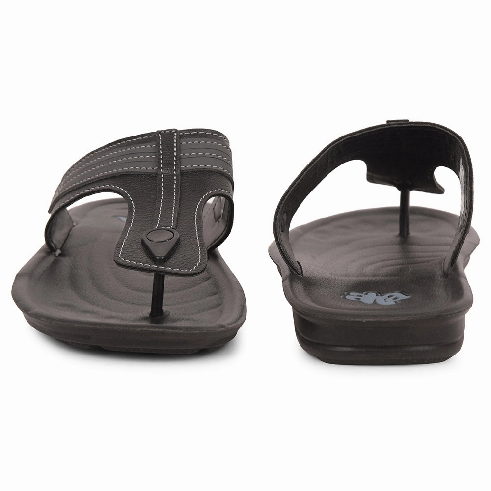 A-HA Black Casual Slipper For Men MPU-61 By Liberty