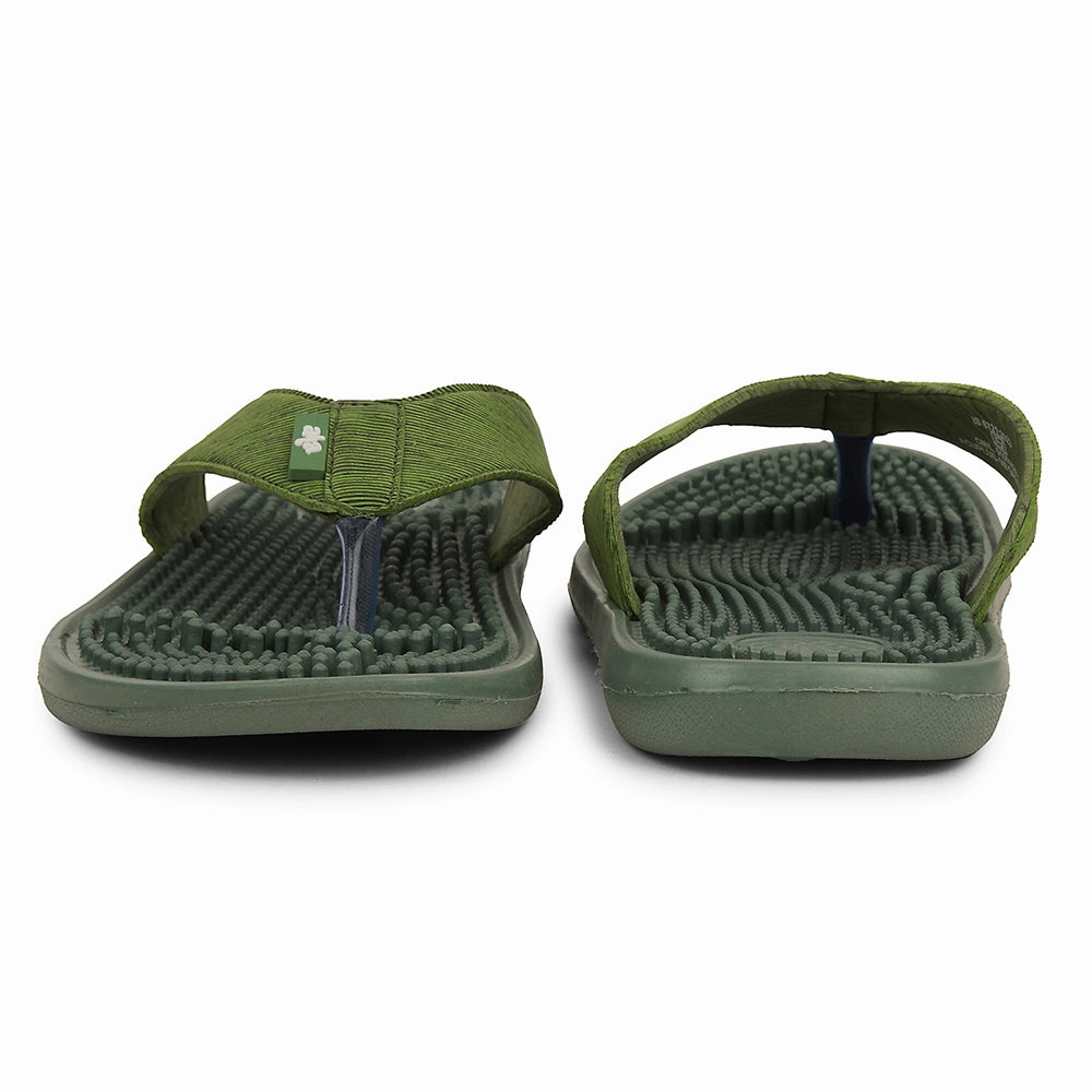 A-HA Green Casual Slipper For Men ACUPLUS-3M By Liberty