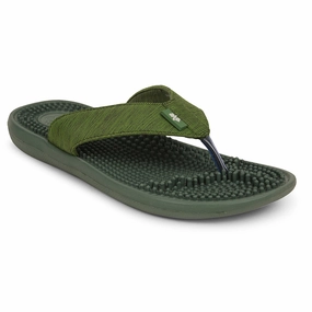 A-HA Green Casual Slipper For Men ACUPLUS-3M By Liberty