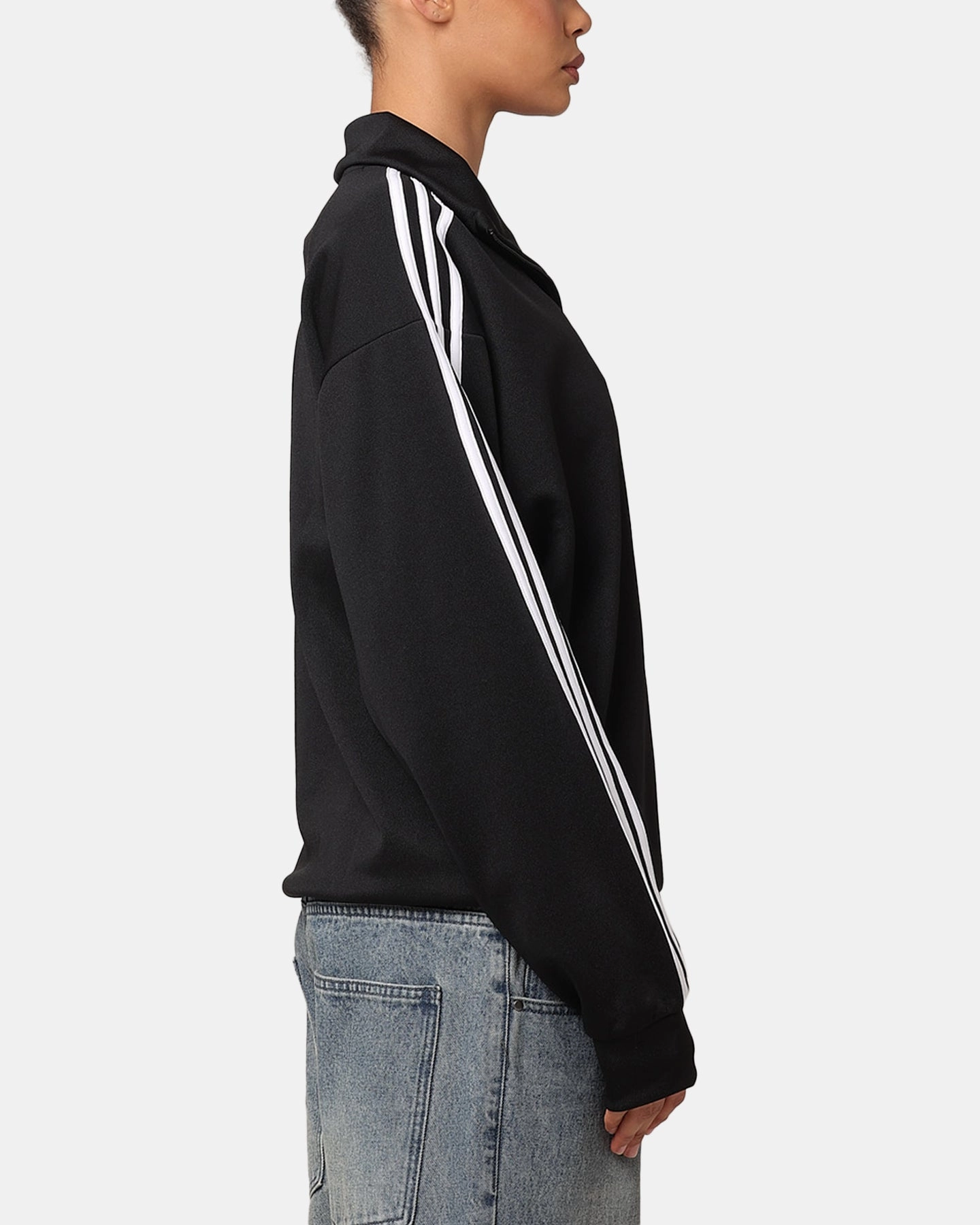 Adidas Funnel Neck Track Jacket Black