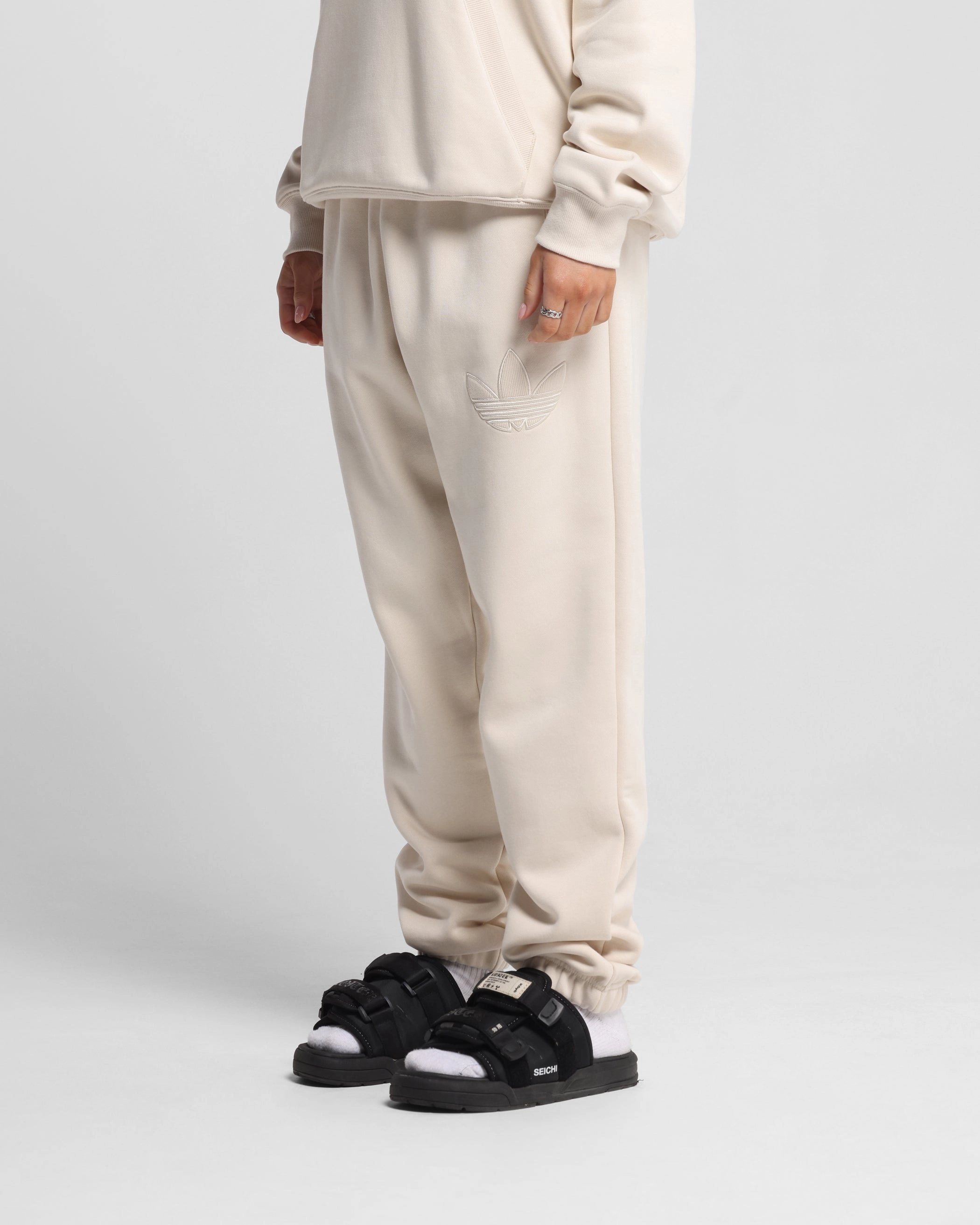 Adidas Originals 70's Fleece Joggers Wonder White