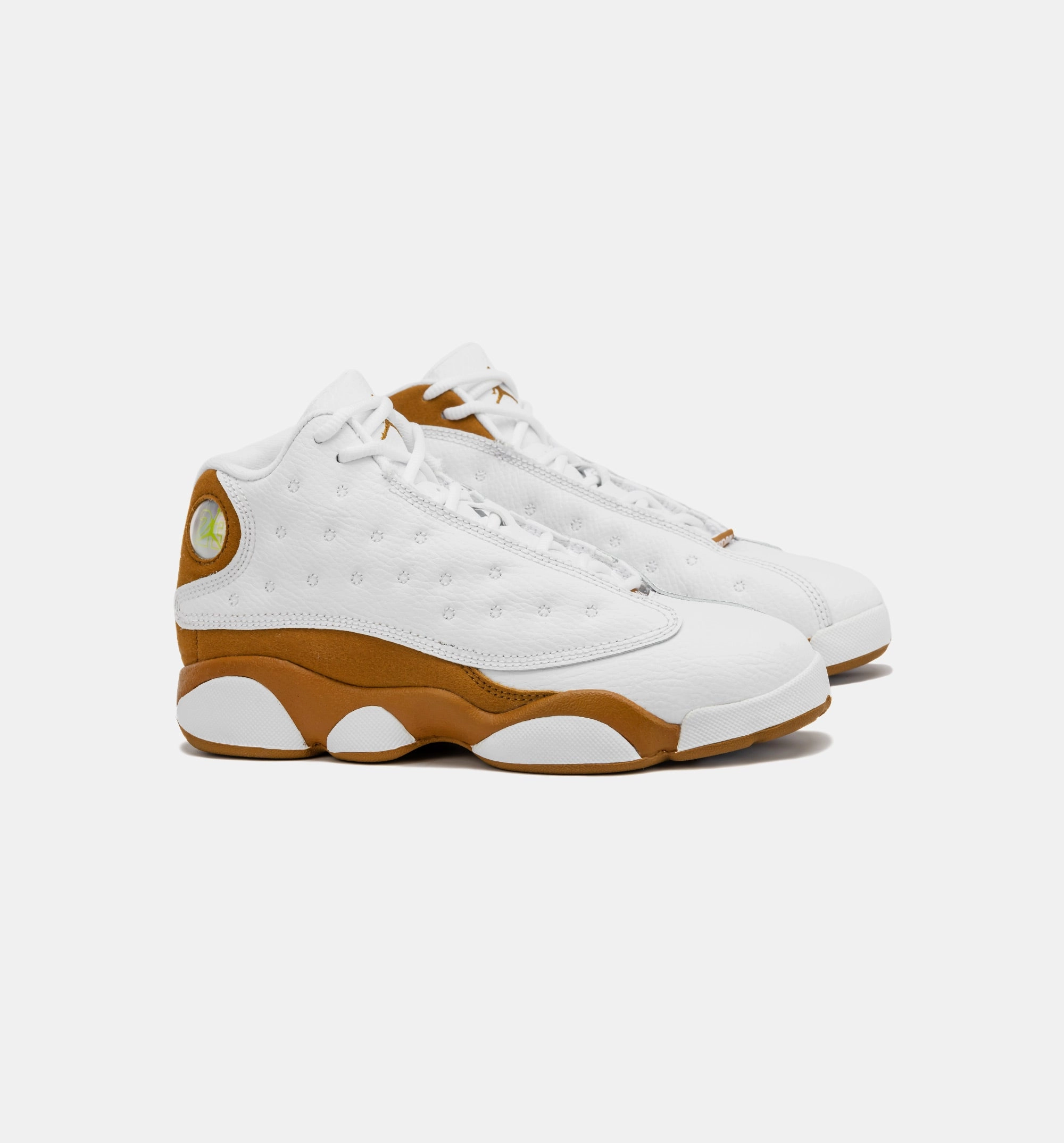 Air Jordan 13 Retro Wheat Preschool Lifestyle Shoe - White/Wheat