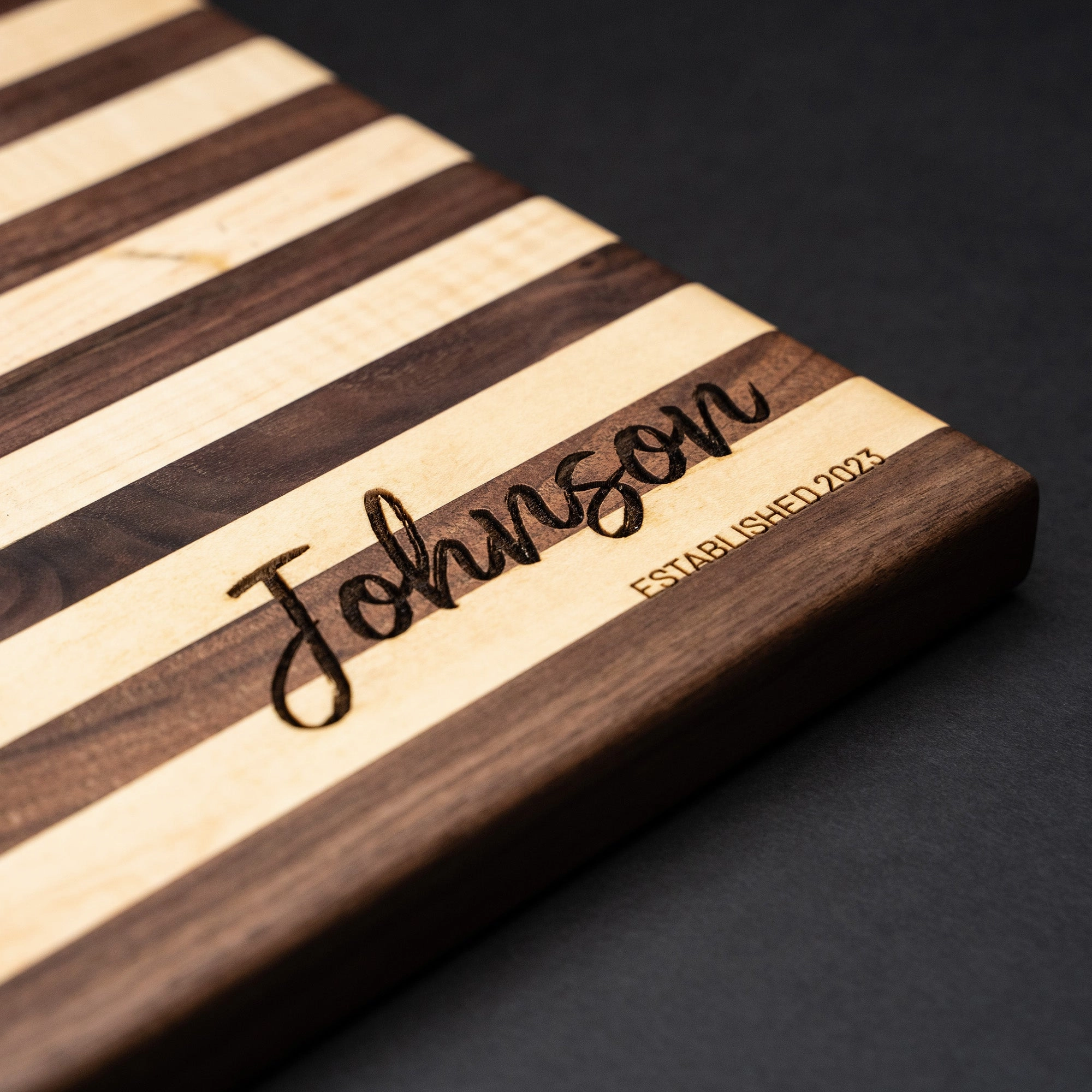 American Walnut & Maple Wood Cutting Board