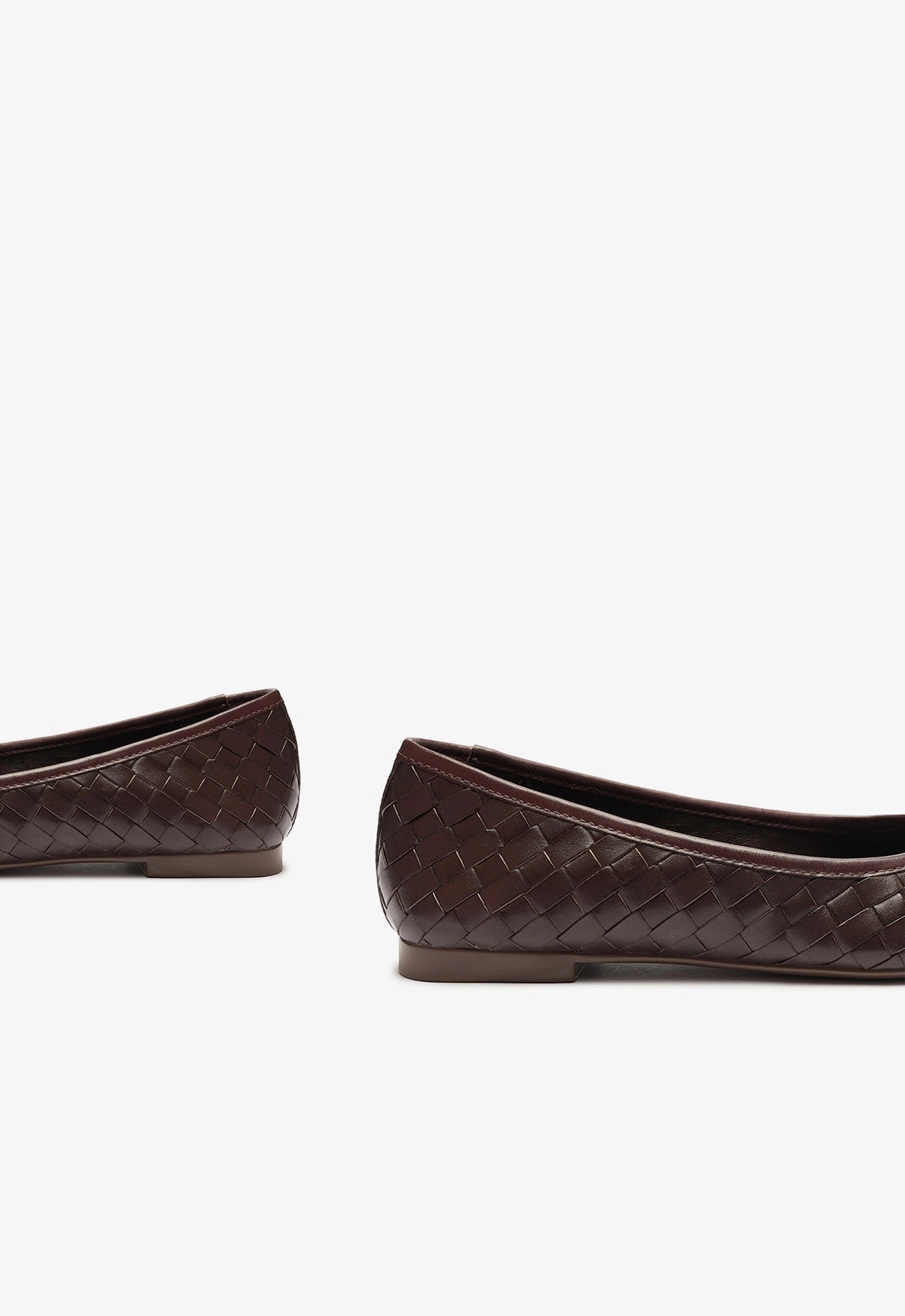 Arissa Woven Leather Flat