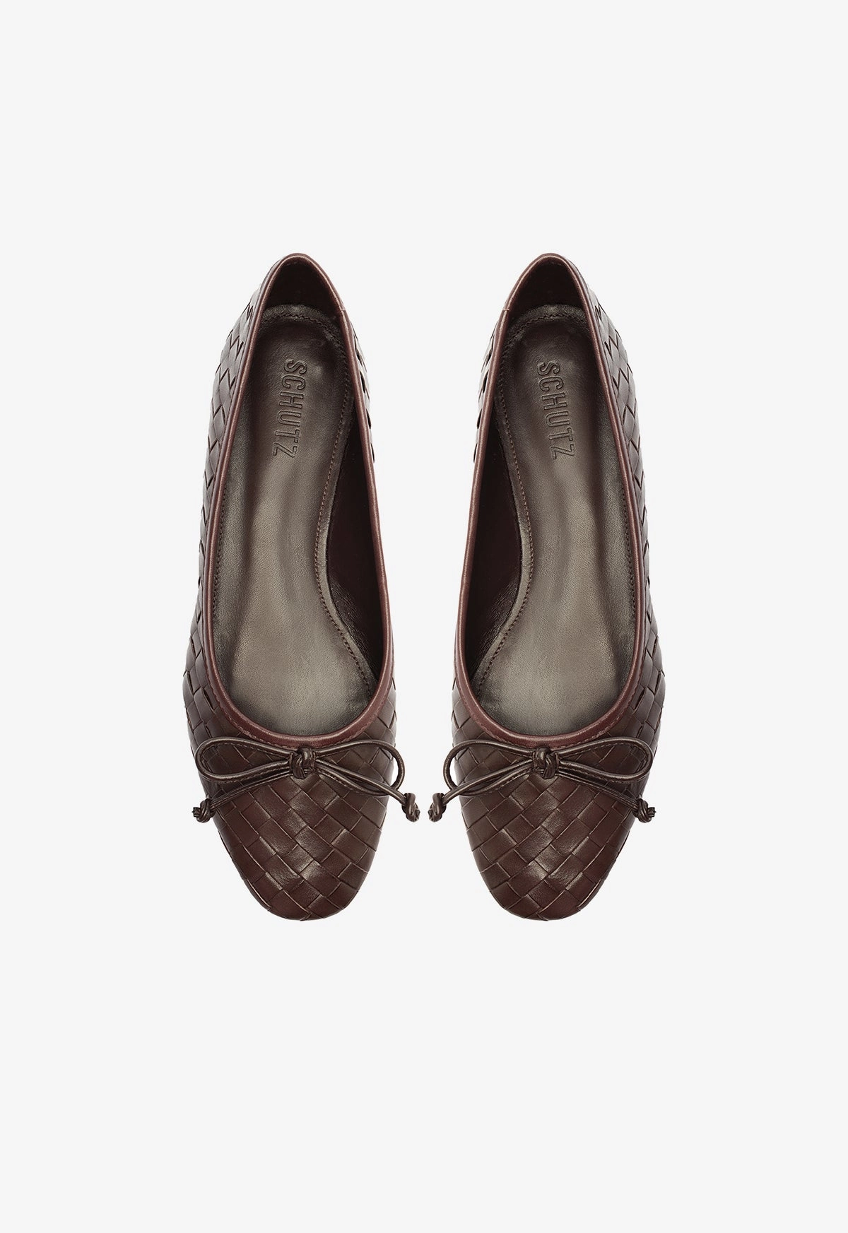 Arissa Woven Leather Flat