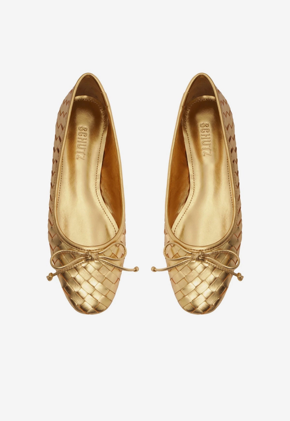 Arissa Woven Leather Flat