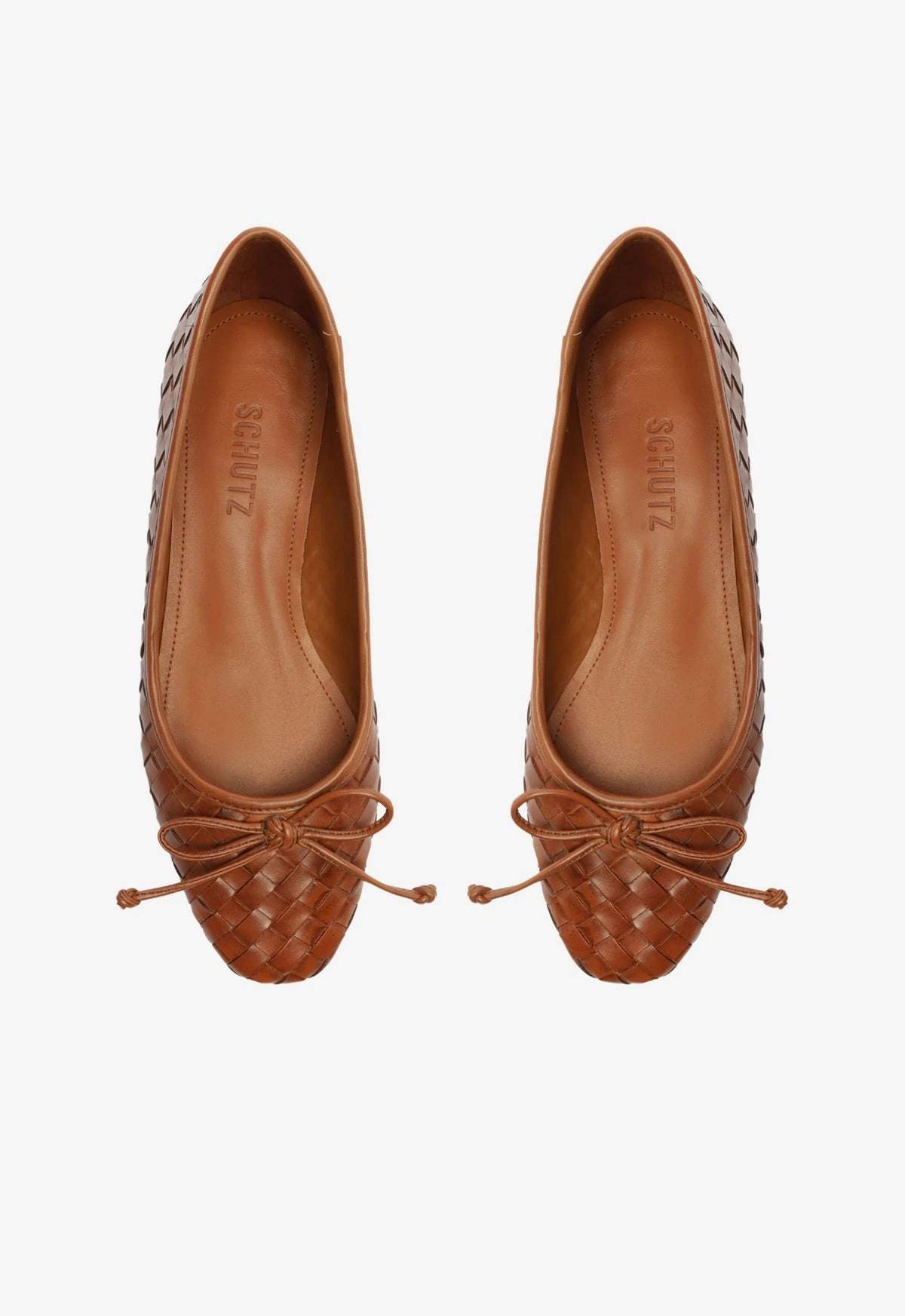 Arissa Woven Leather Flat
