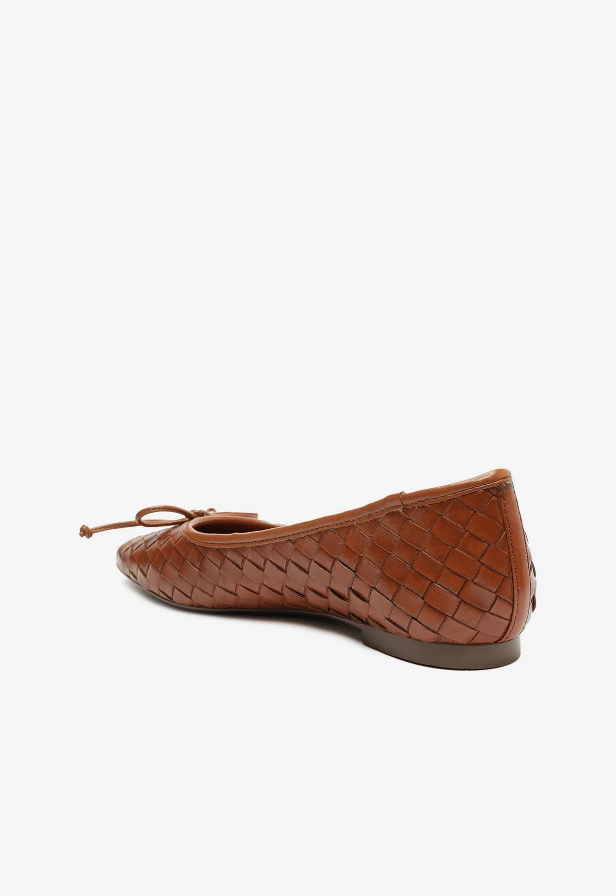Arissa Woven Leather Flat