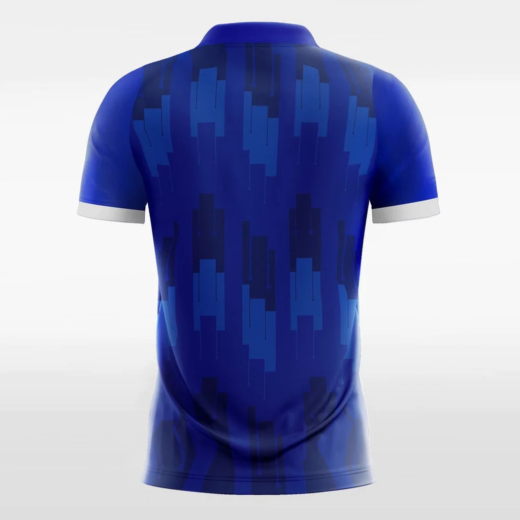 Blue Mosaic - Customized Men's Sublimated Soccer Jersey