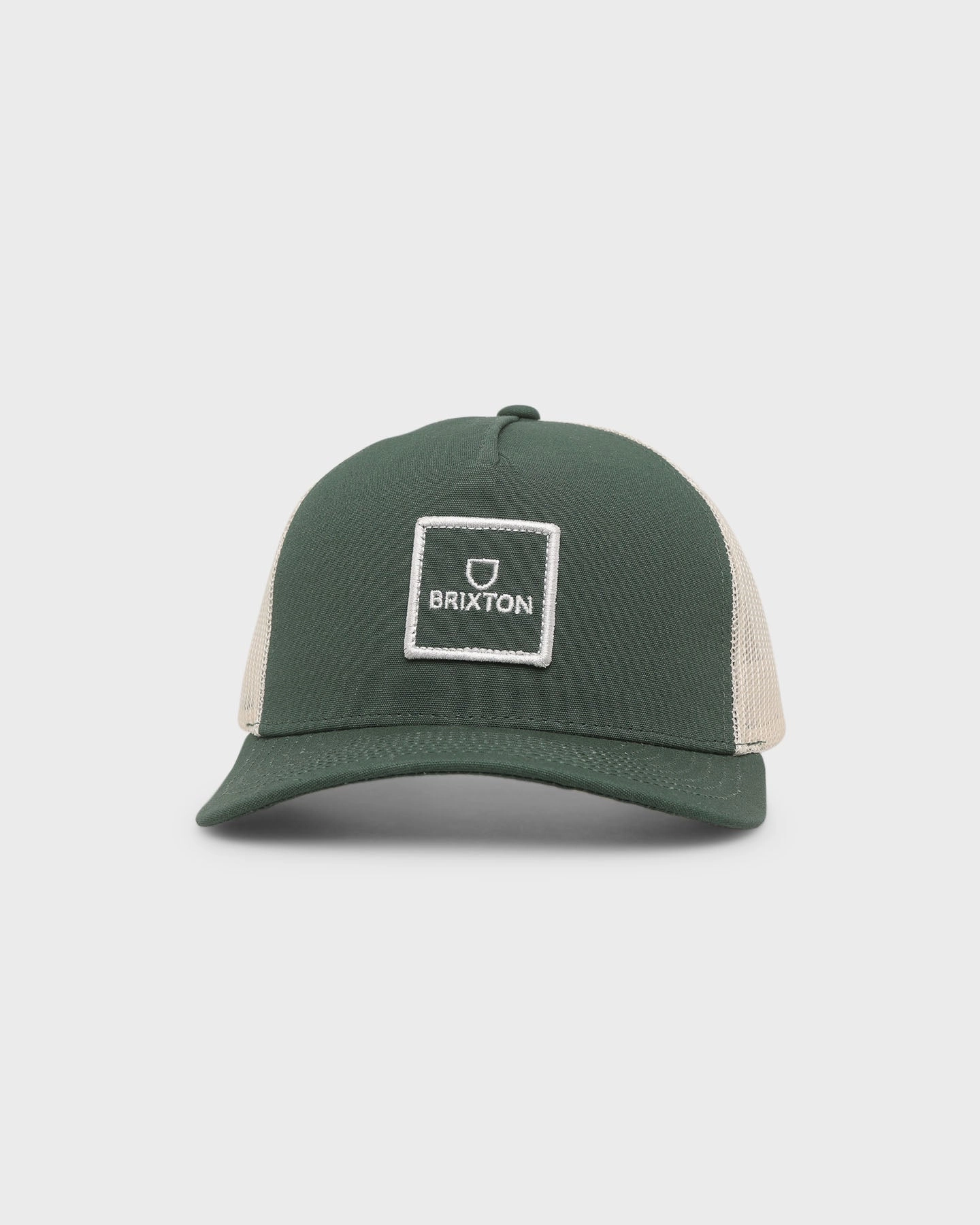 Brixton Alpha Block X C MP Mesh Cap Dark Forest