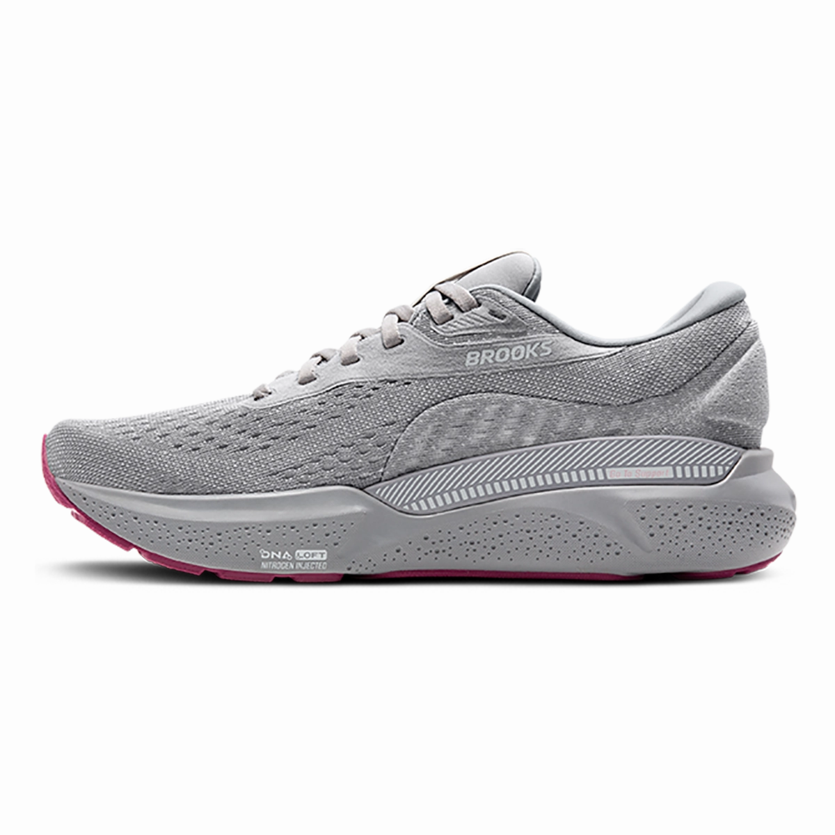 Brooks Adrenaline GTS 24 Alloy - White - Zephyr
