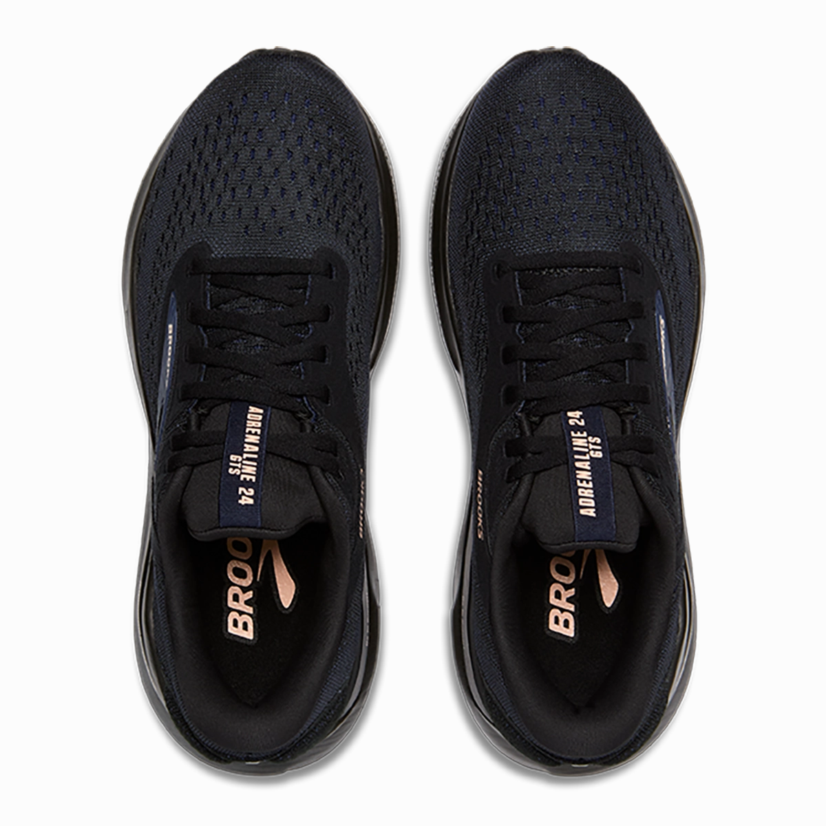 Brooks Adrenaline GTS 24 Black - Peacoat - Peach