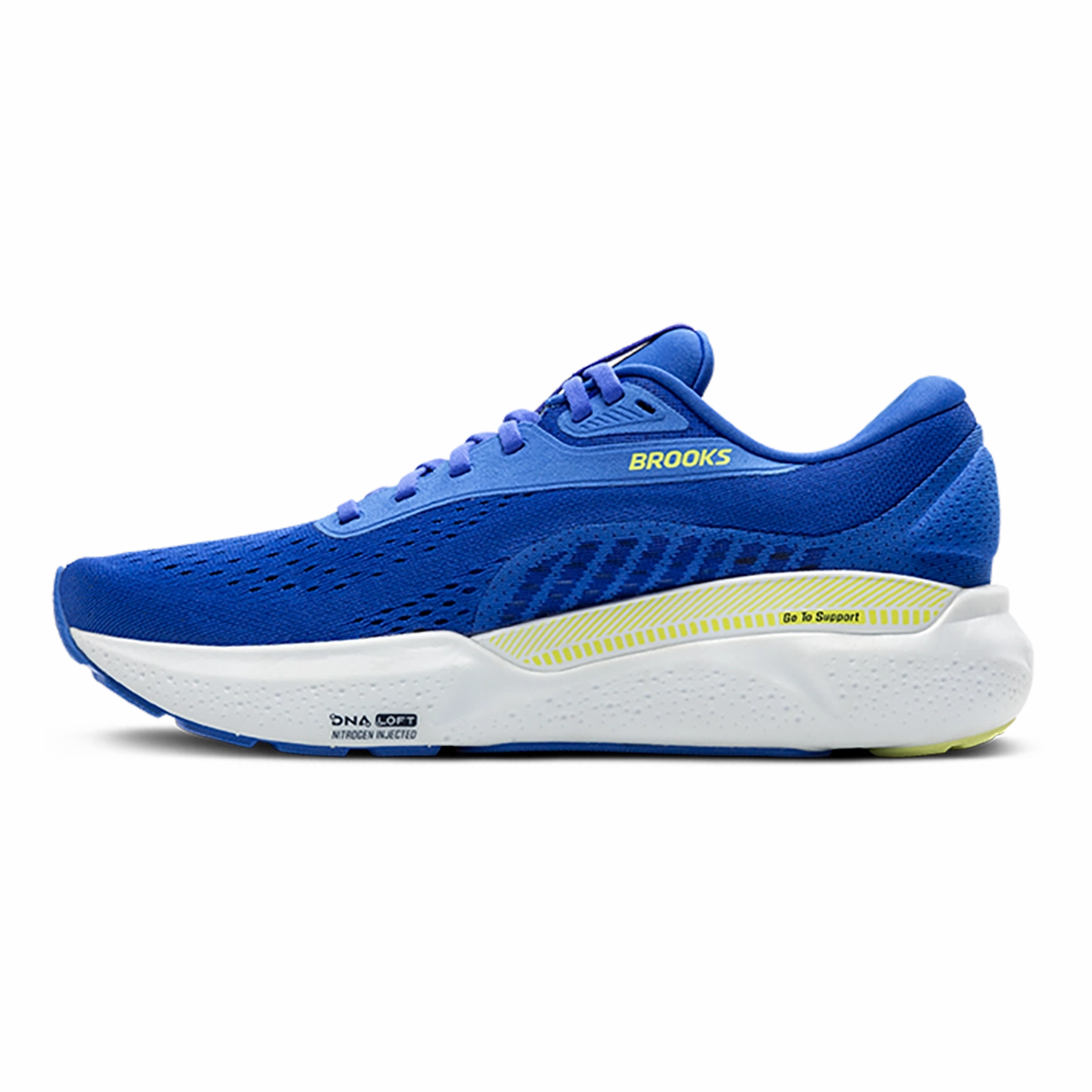 Brooks Adrenaline GTS 24 Cobalt - Neo Yellow - Peacoat