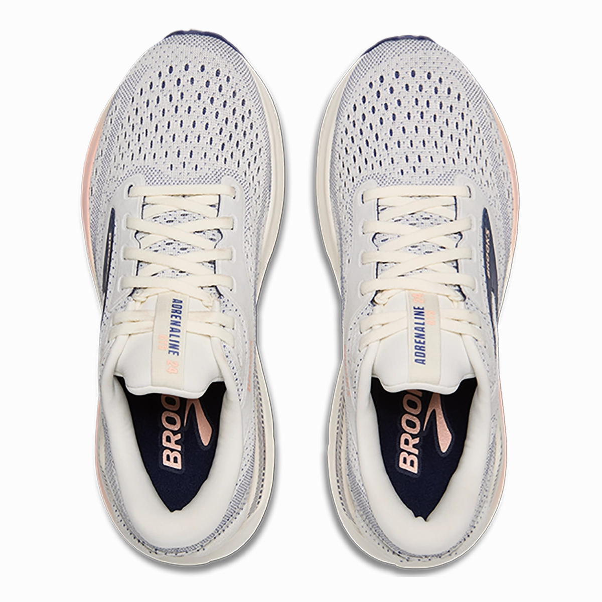 Brooks Adrenaline GTS 24 Grey - Blue Ribbon - Peach