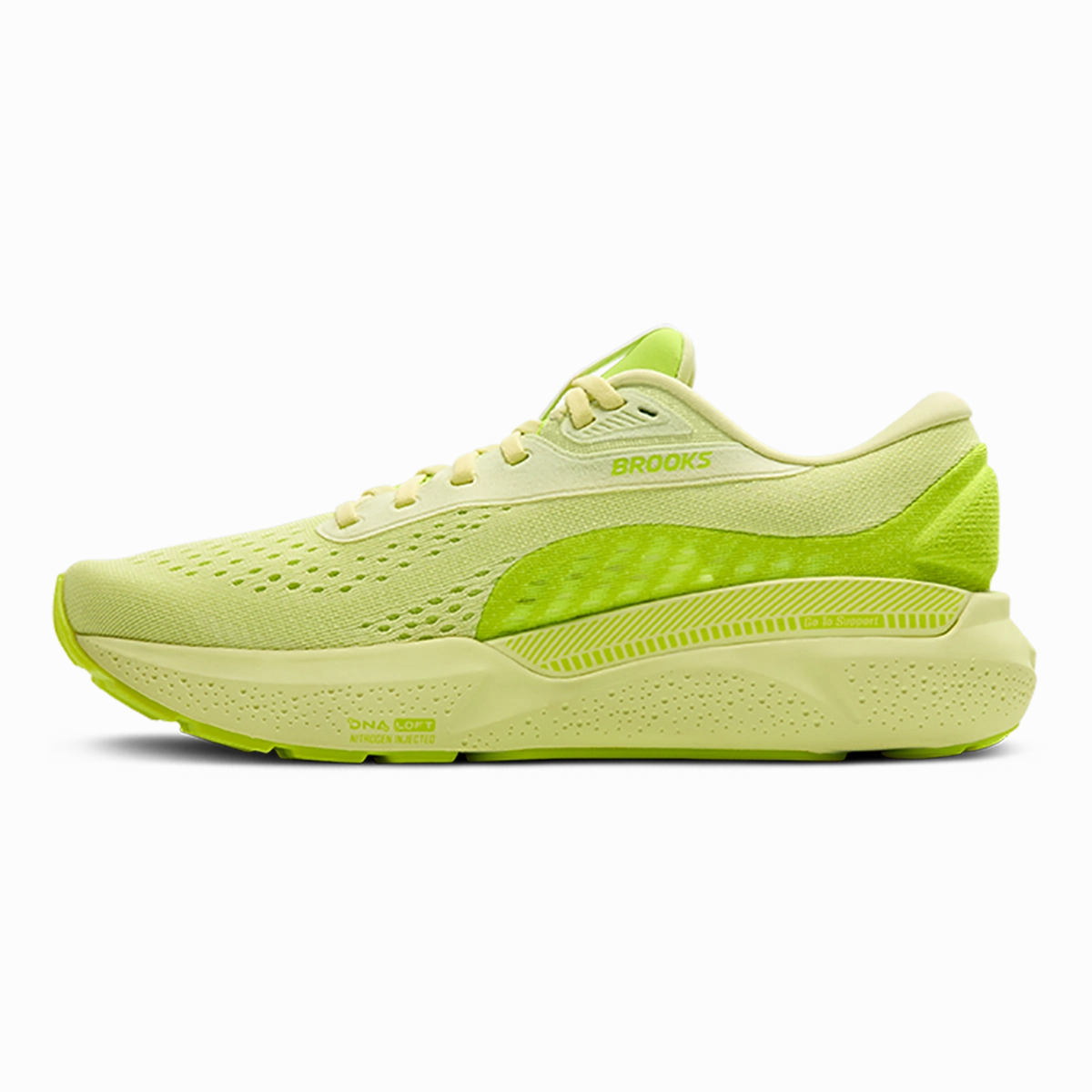 Brooks Adrenaline GTS 24 Lime Green - Nightlife
