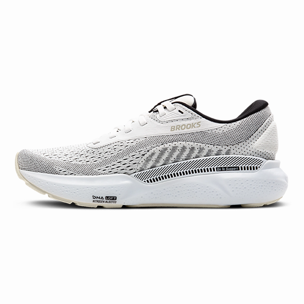 Brooks Adrenaline GTS 24 White - Black - Pelican