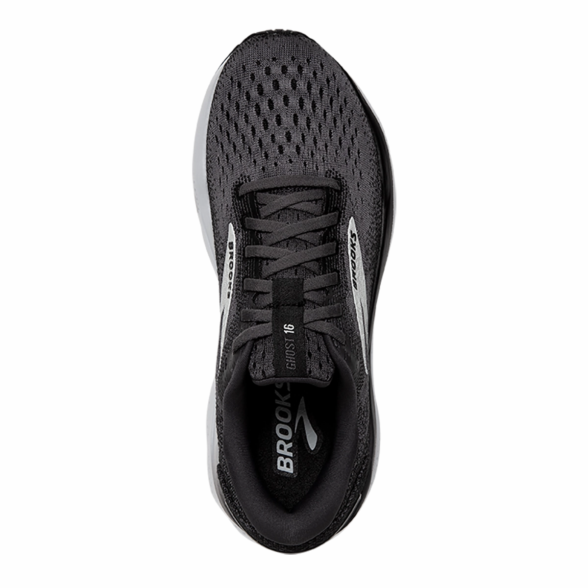 Brooks Ghost 16 - Black - Grey - White