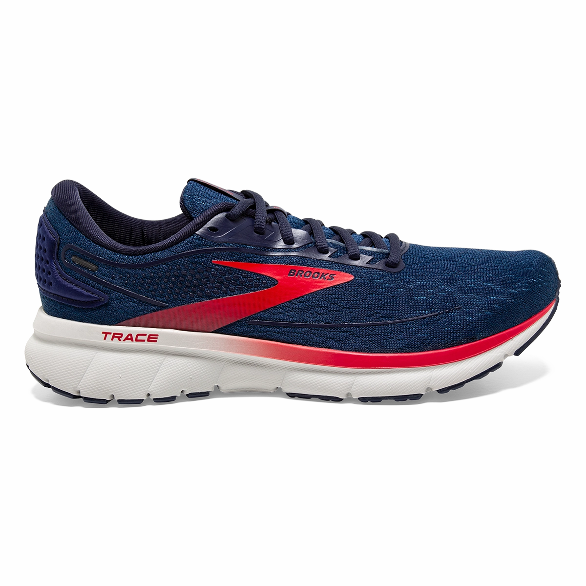 Brooks Trace 2 - Peacoat - Grey - Red