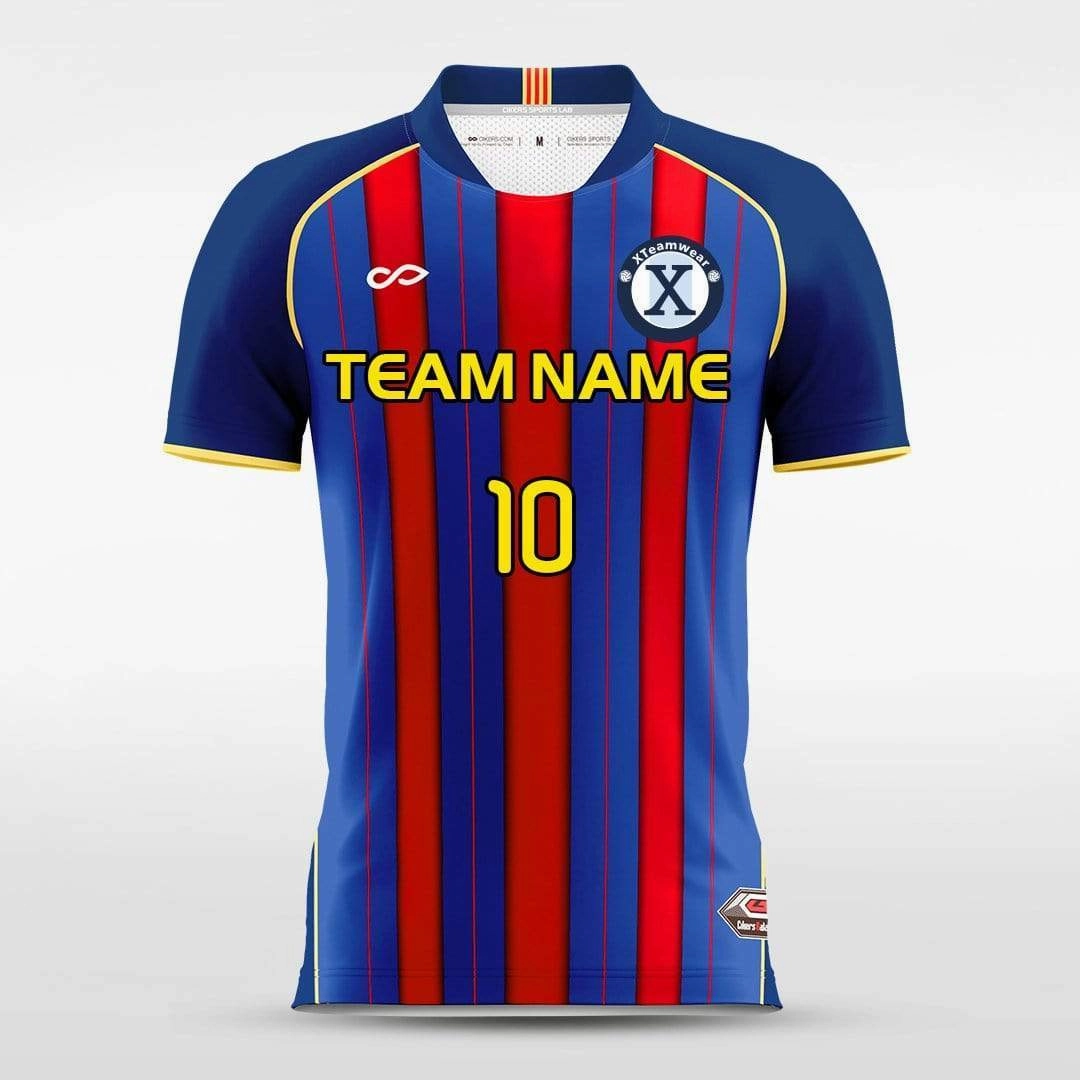 Catalonia - Customized Men's Sublimated Soccer Jersey