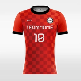 Checkerboard - Customized Men's Sublimated Soccer Jersey