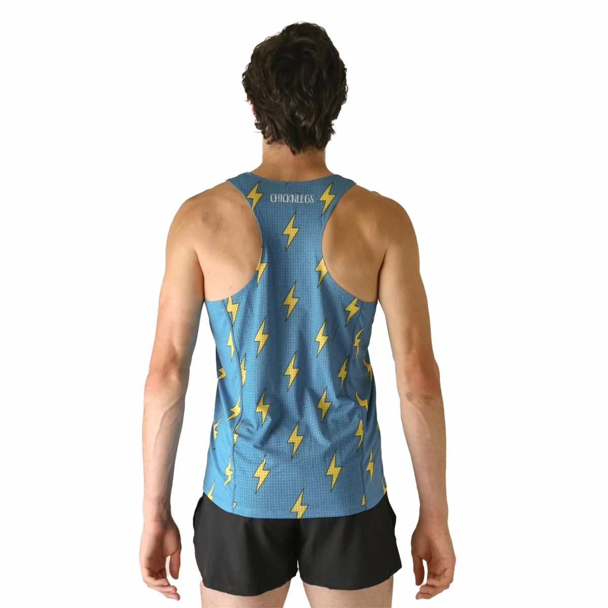 ChickenLegs Performance Singlet Blue Bolts