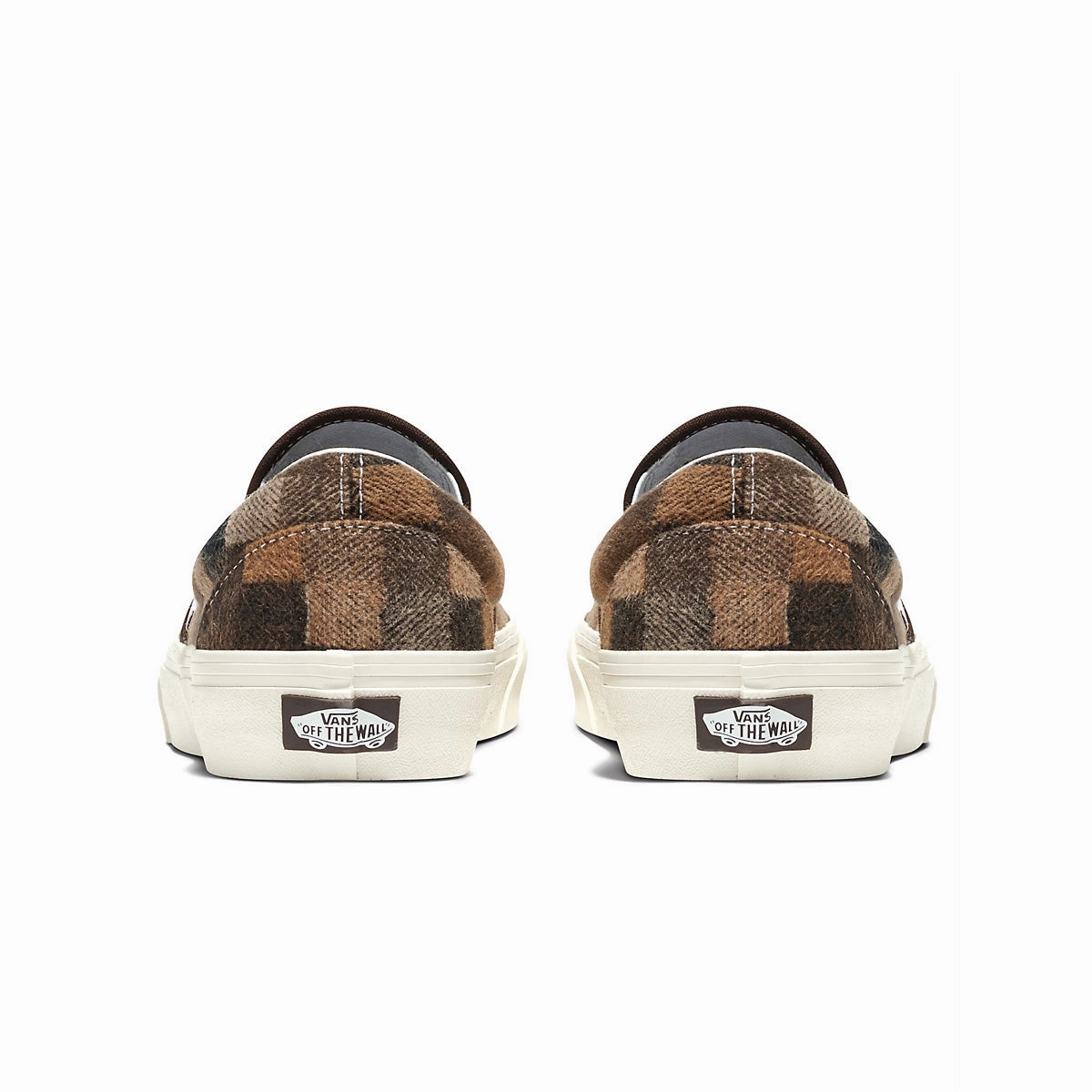 Classic Slip On 'Sweater Check Brown'