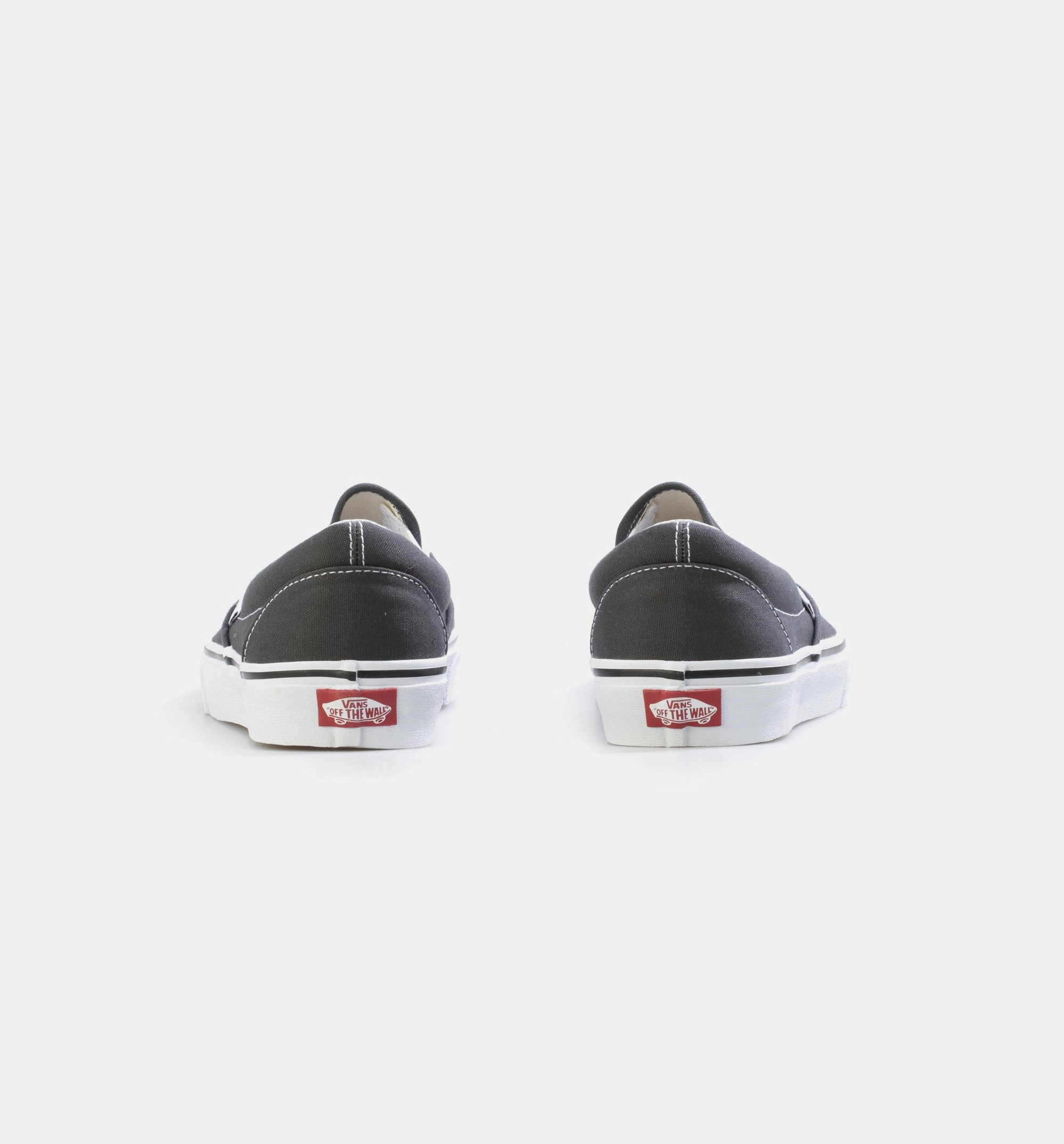 Classic Slip-On Mens Lifestyle Shoe - Grey/White