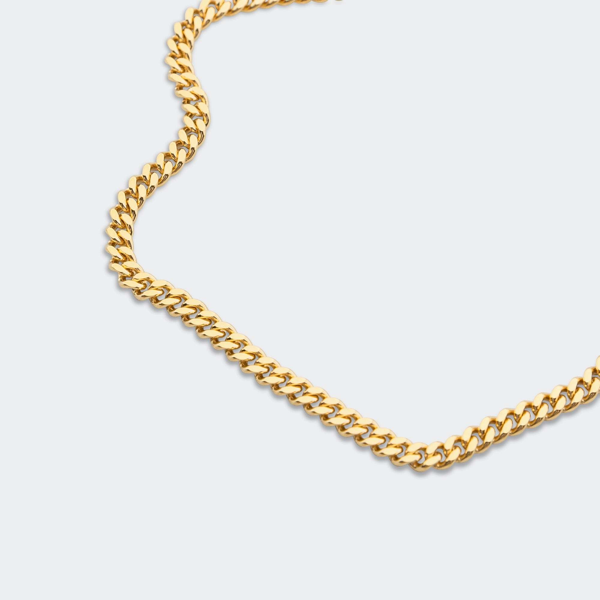Curb Bracelet M - 18K Gold/925 Silver