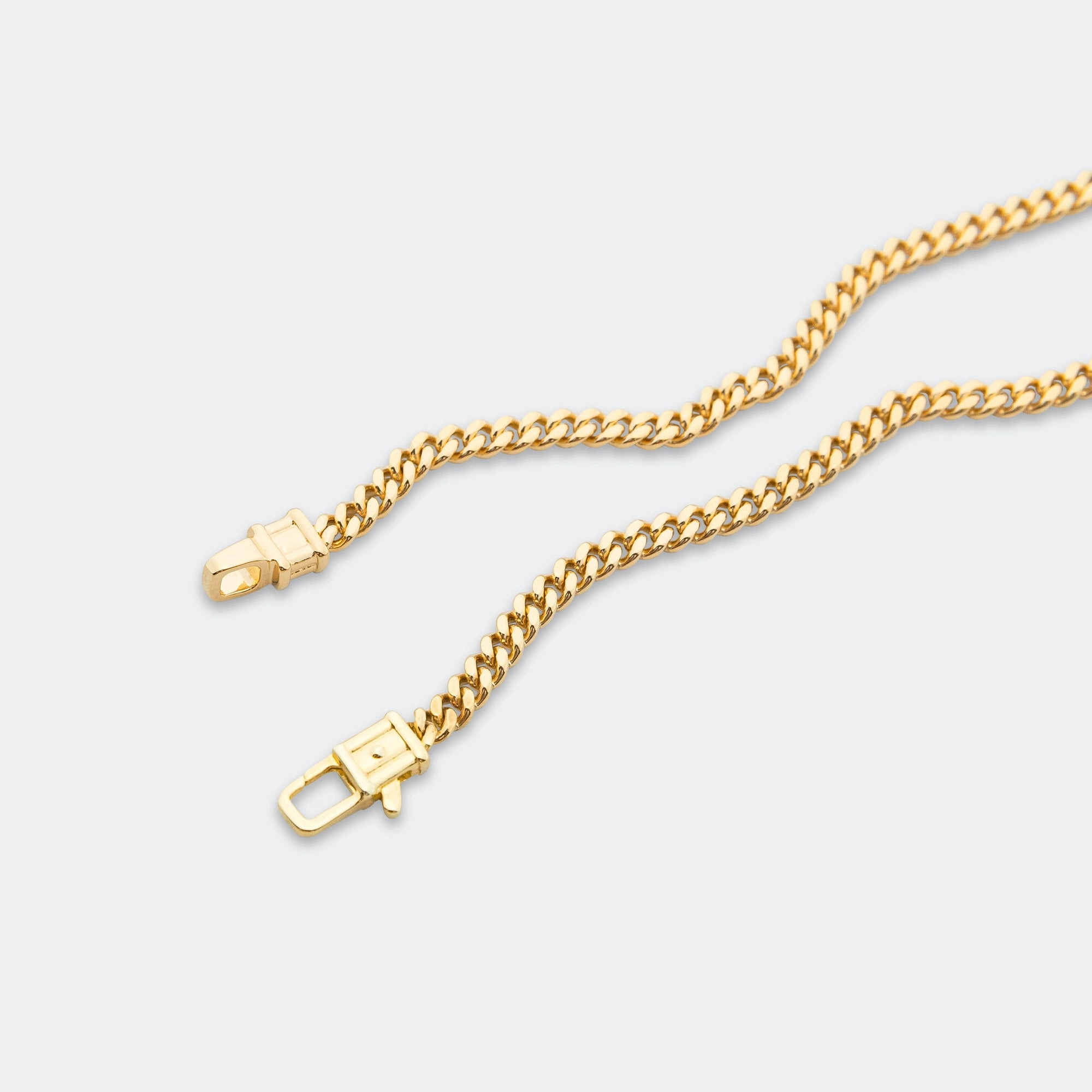 Curb Bracelet M - 18K Gold/925 Silver