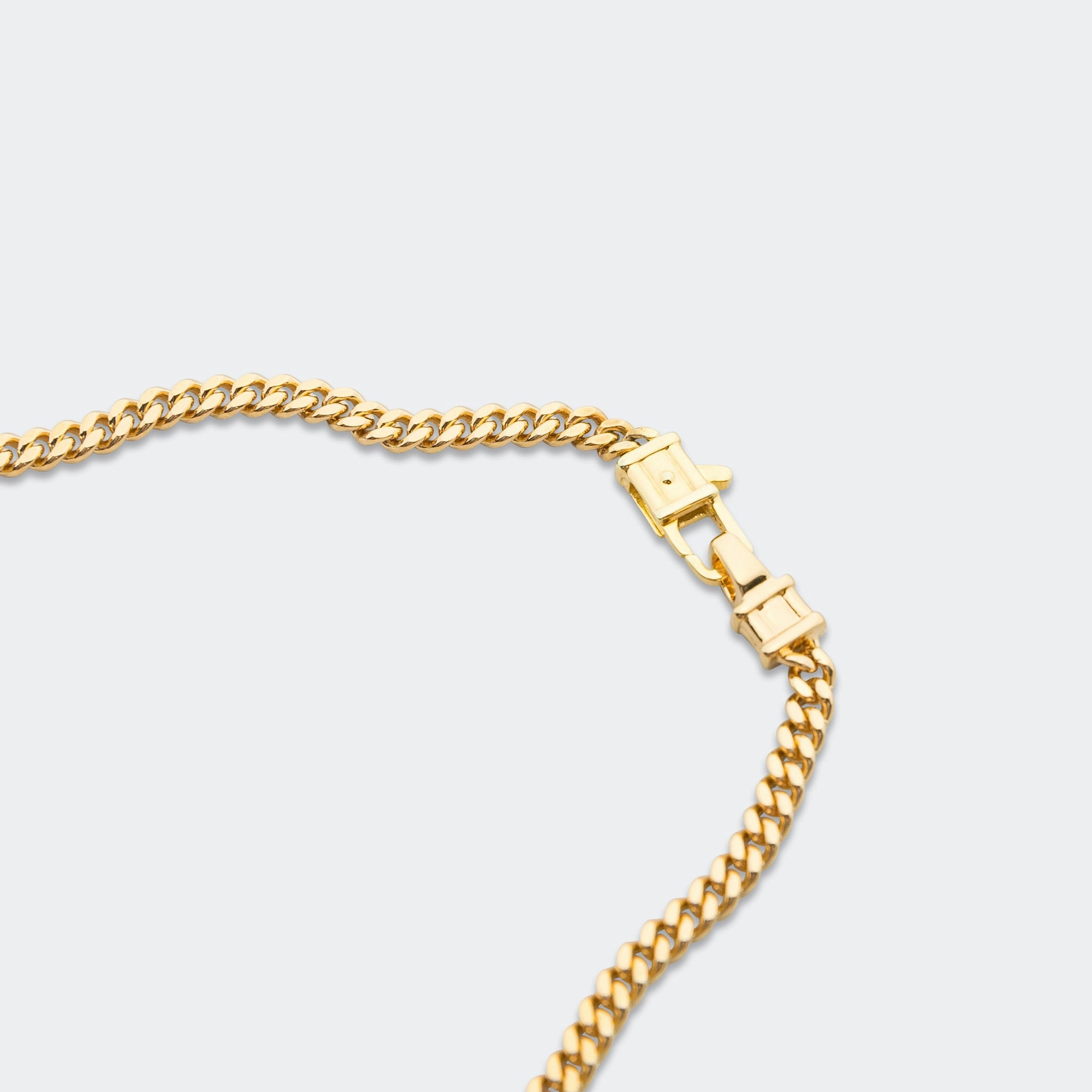 Curb Bracelet M - 18K Gold/925 Silver