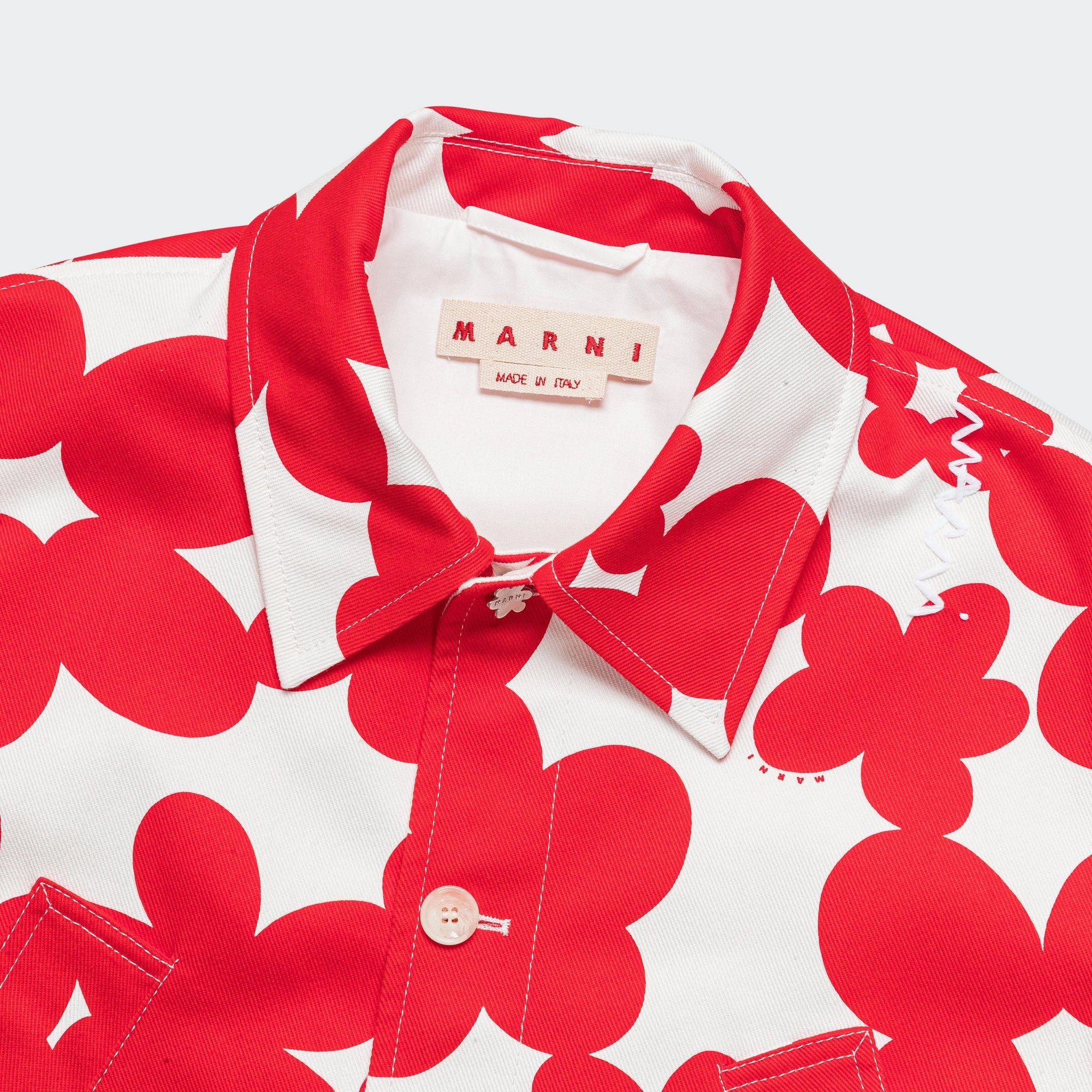 Dillies Gabardine Jacket - Crimson