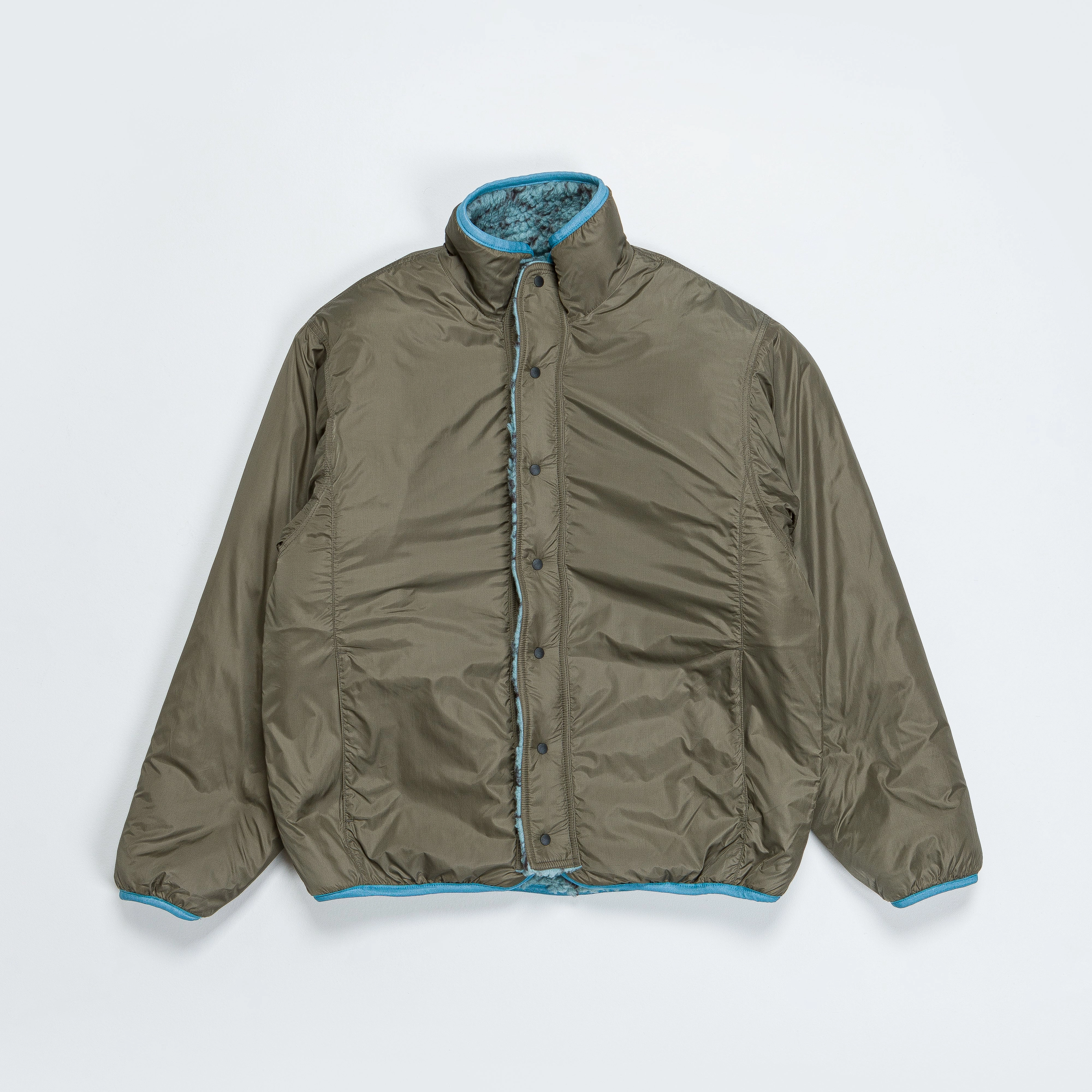 DO-GI SASHIKO BOA Fleece Reversible Blouson Blue