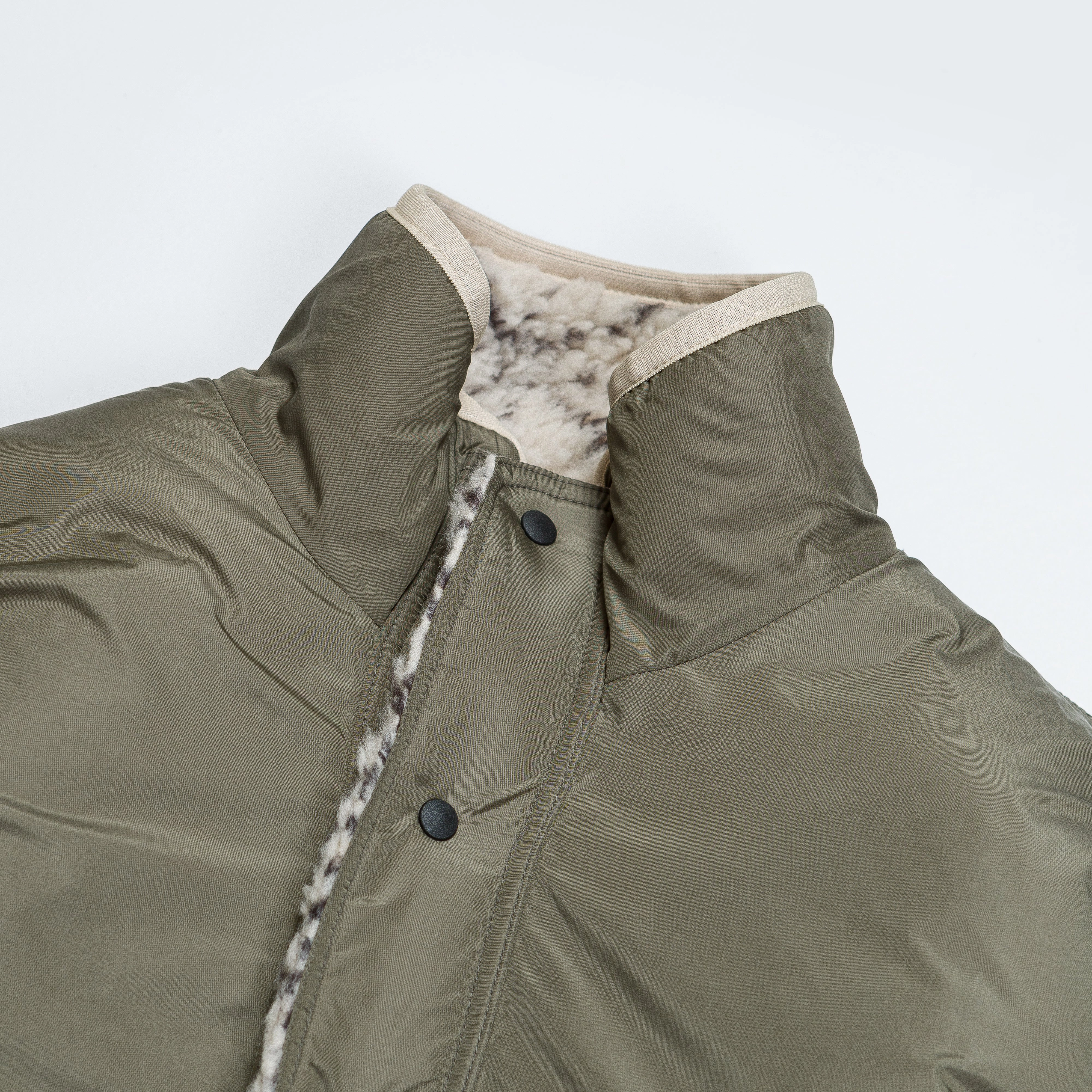DO-GI SASHIKO BOA Fleece Reversible Blouson Ecru