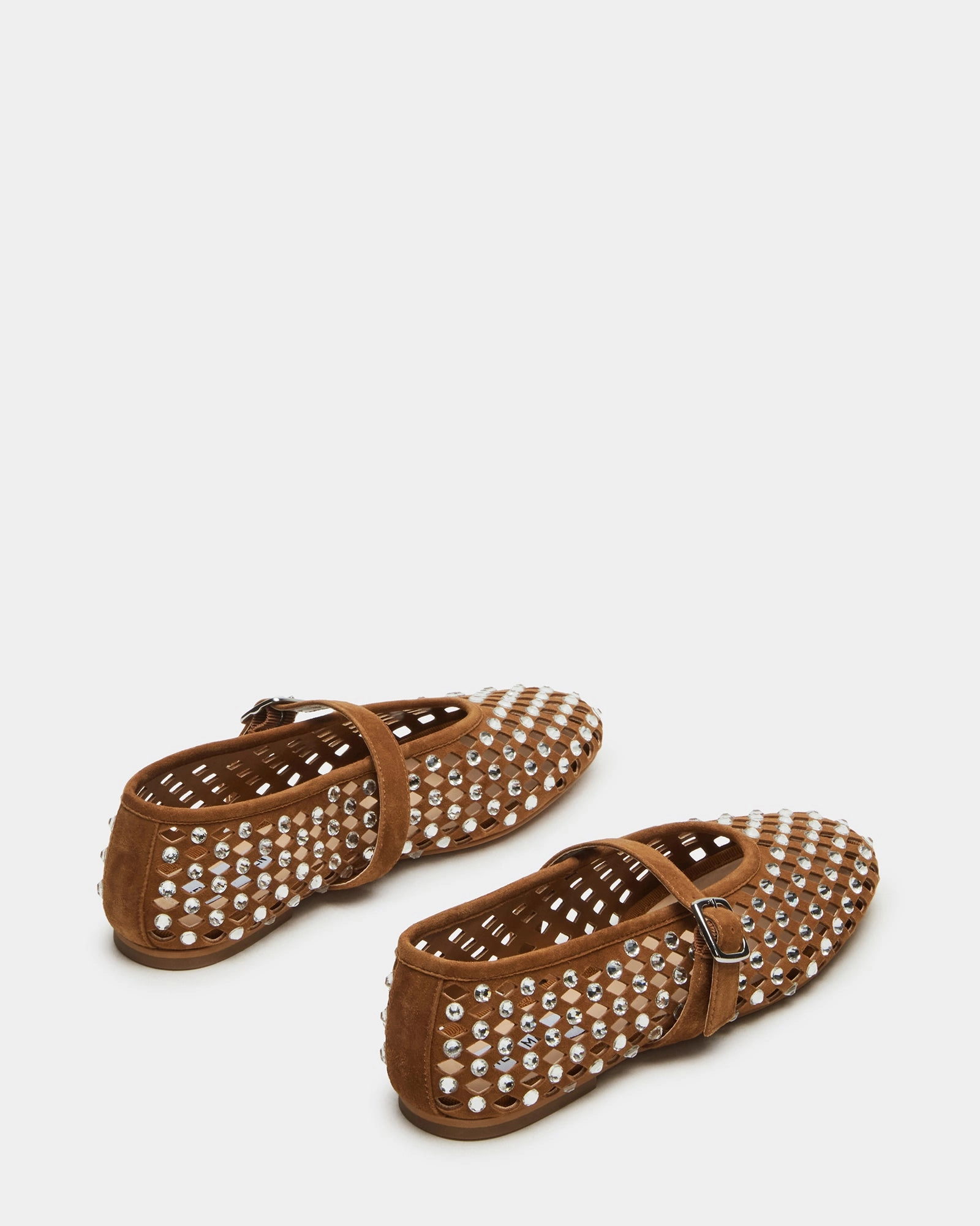DREAMING CHESTNUT SUEDE RHINESTONES