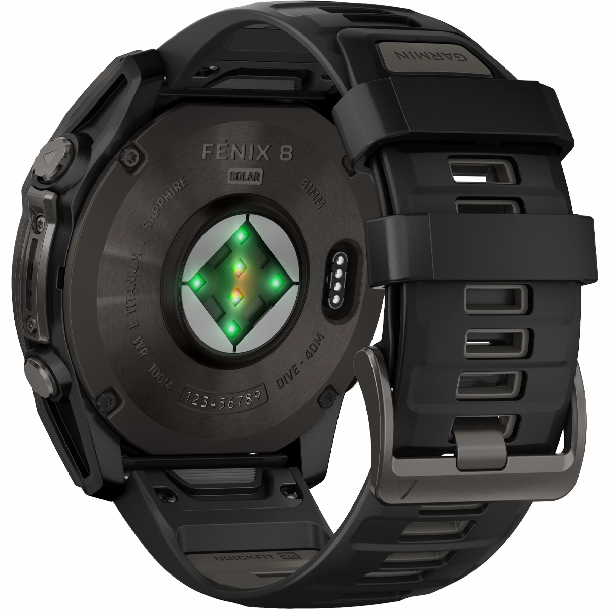 Fenix 8 Solar Sapphire 51mm - Carbon Gray