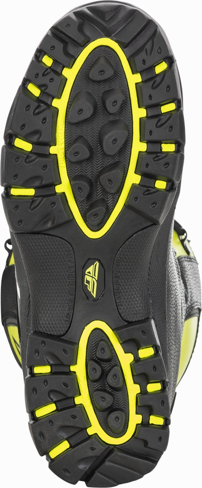 Fly Racing Marker Snowmobile Boot Black Grey