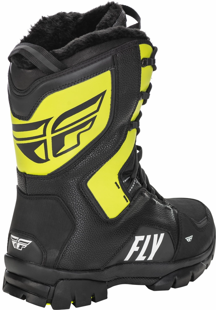 Fly Racing Marker Snowmobile Boot Black Grey