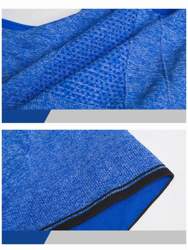 Front Zipper Wireless Shockproof Sports Bras with Removable Pad