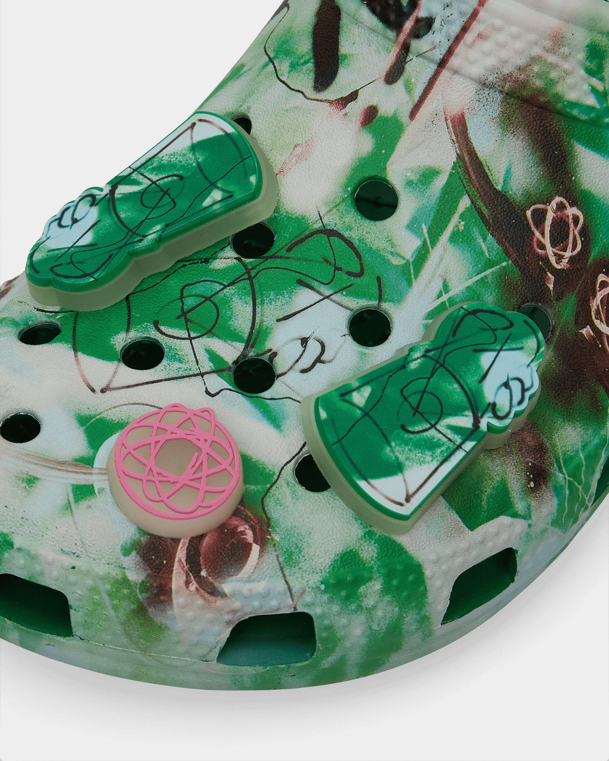 Futura Laboratories Classic Clogs Green Ivy