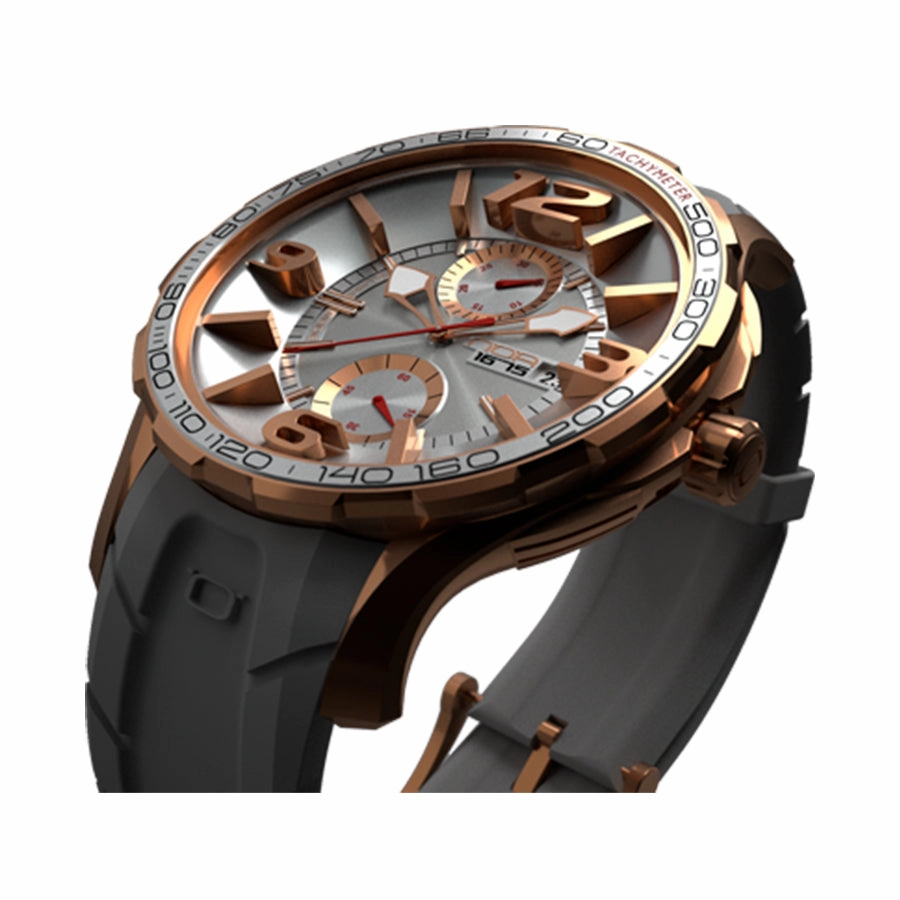 Gold Plated Evolution, Quartz Chronograph - Diameter 44mm