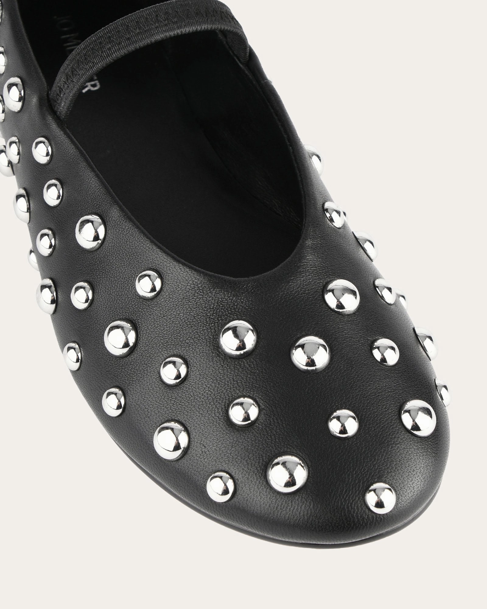 GOLDIE CASUAL FLATS BLACK LEATHER