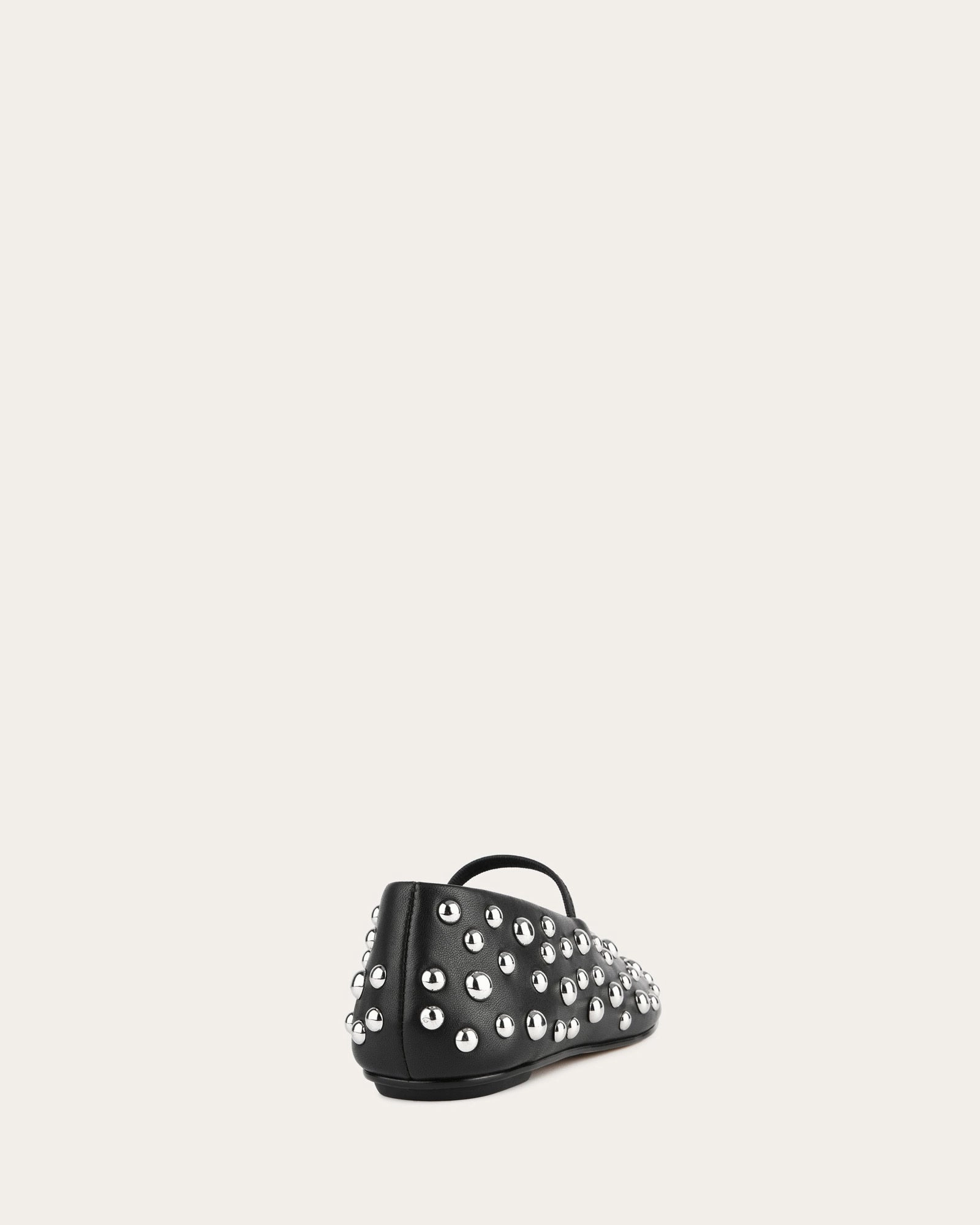 GOLDIE CASUAL FLATS BLACK LEATHER